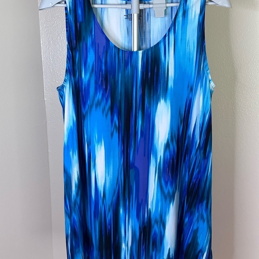 Soma Blue Graphic Sleeveless Night Gown